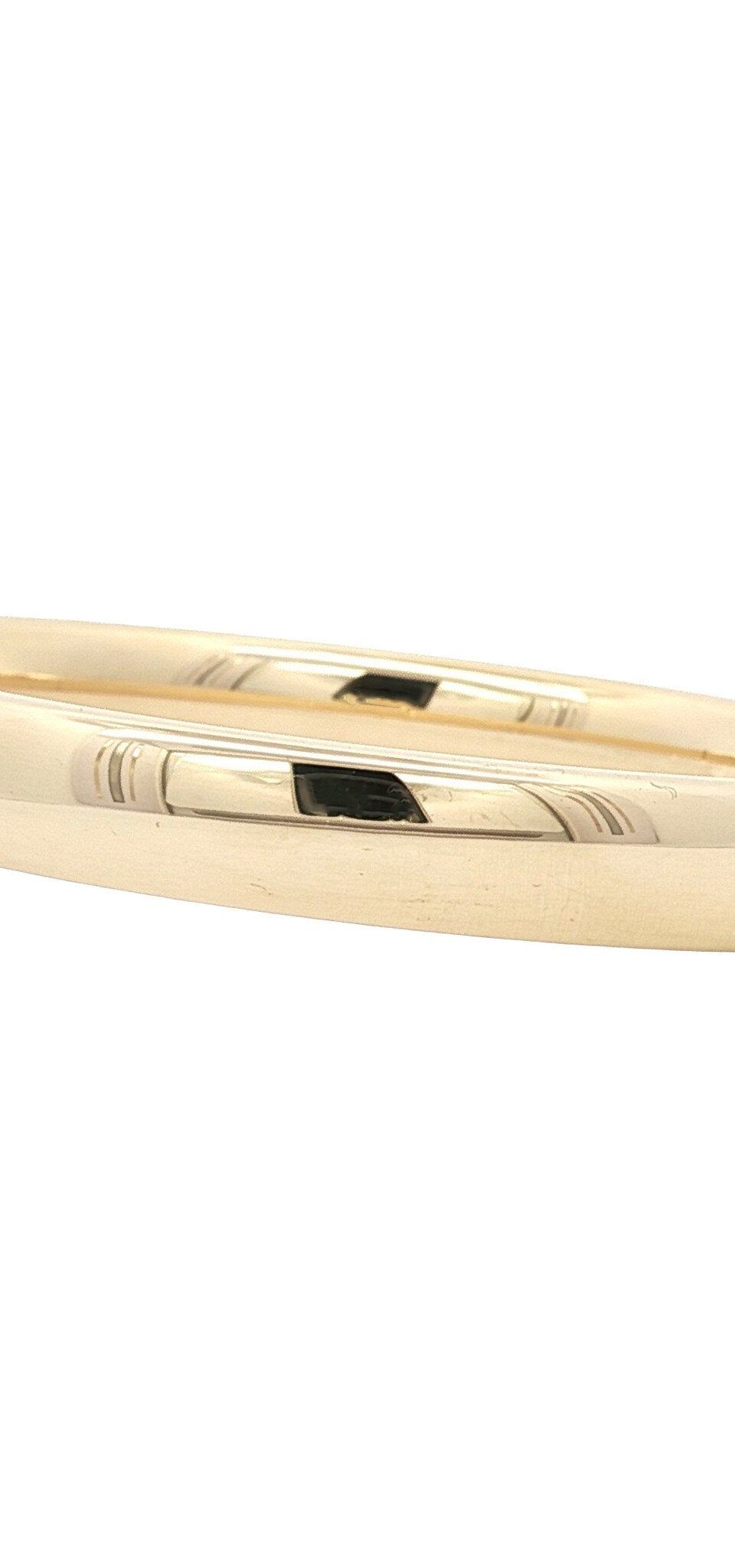 Vintage 14K Gold Smooth Bangle